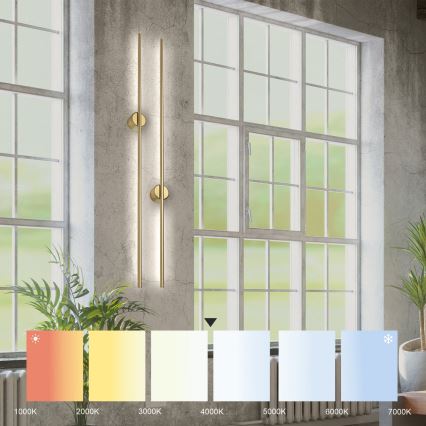 LED стенна лампа LANA LED/12W/230V 4000K матово златисто покритие