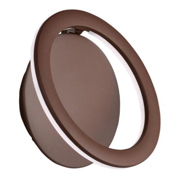 LED стенна лампа PALERMO LED/16W/230V кафява