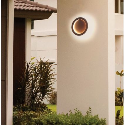 LED стенна лампа PALERMO LED/16W/230V кафява