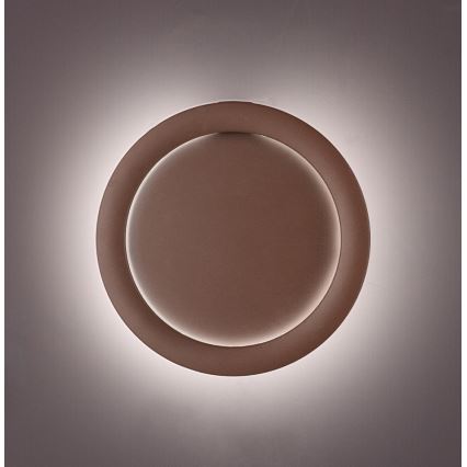 LED стенна лампа PALERMO LED/16W/230V кафява
