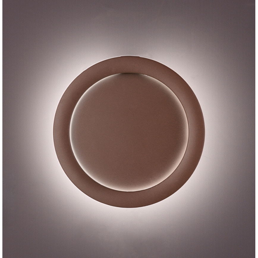 LED стенна лампа PALERMO LED/16W/230V кафява