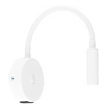 LED Стенна лампа с USB port LAGOS 1xG9/3W/5V 4000K бял