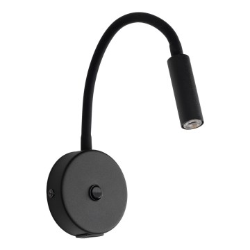 LED Стенна лампа с USB port LAGOS 1xG9/3W/5V 4000K черен