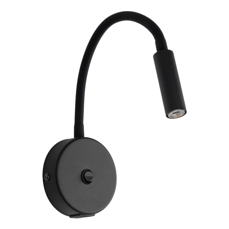 LED Стенна лампа с USB port LAGOS 1xG9/3W/5V 4000K черен