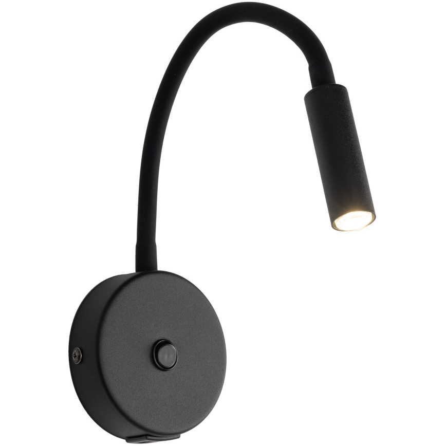 LED Стенна лампа с USB port LAGOS 1xG9/3W/5V 4000K черен