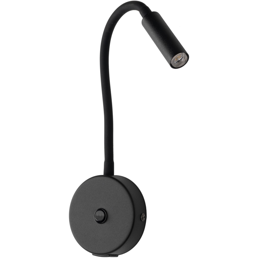 LED Стенна лампа с USB port LAGOS 1xG9/3W/5V 4000K черен