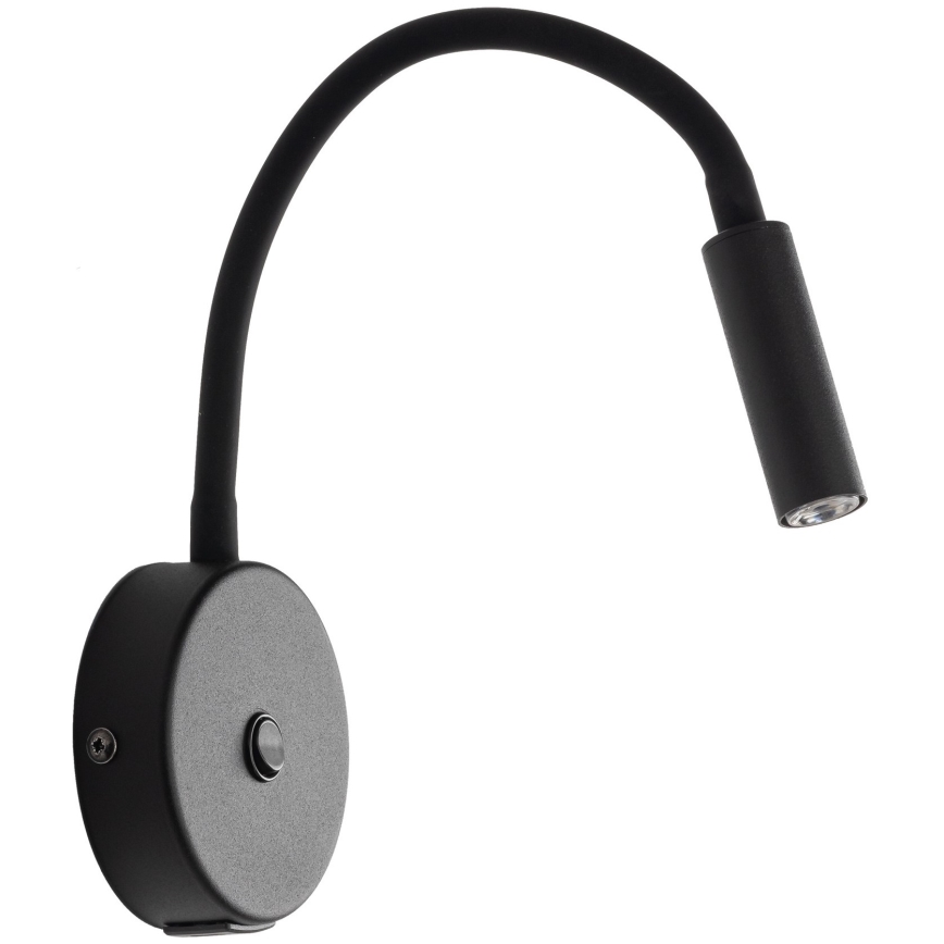 LED Стенна лампа с USB port LAGOS 1xG9/3W/5V 4000K черен