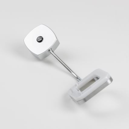 LED стенна лампа за контакт LED/3,2W/230V матов хром