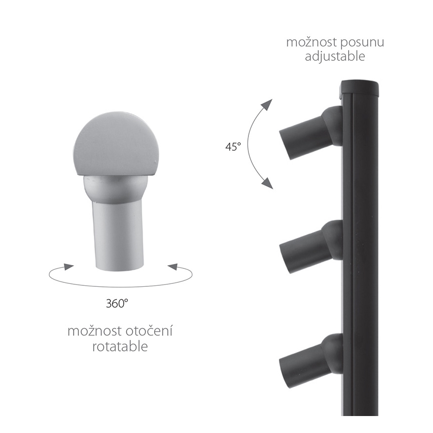 LED Стояща лампа PICCO 3xLED/5,4W/500mA