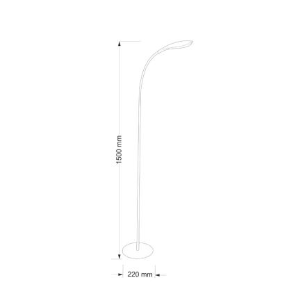 LED Стояща лампа SWAN LED/6,5W/230V бял