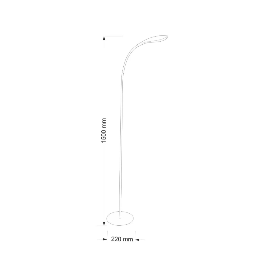 LED Стояща лампа SWAN LED/6,5W/230V бял