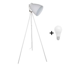 LED Стояща лампа 1xE27/10W/230V бяла 145cm