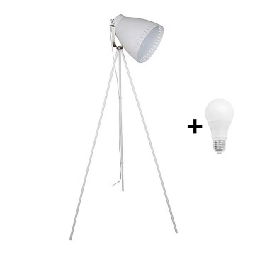 LED Стояща лампа 1xE27/10W/230V бяла 145cm LED Стояща лампа 1xE27/10W/230V бяла 145cm