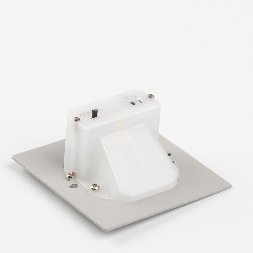 LED осветително тяло за стълбище със сензор за движение и сумрак LED/1,5W/230V 3000/4000/6000K бяло