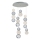 LED Суспензия CREMONA LED/34W/230V 3000K мат хром