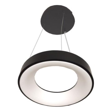 LED Суспензия DRAX LED/32W/230V 4000K с диаметър 38 см черен