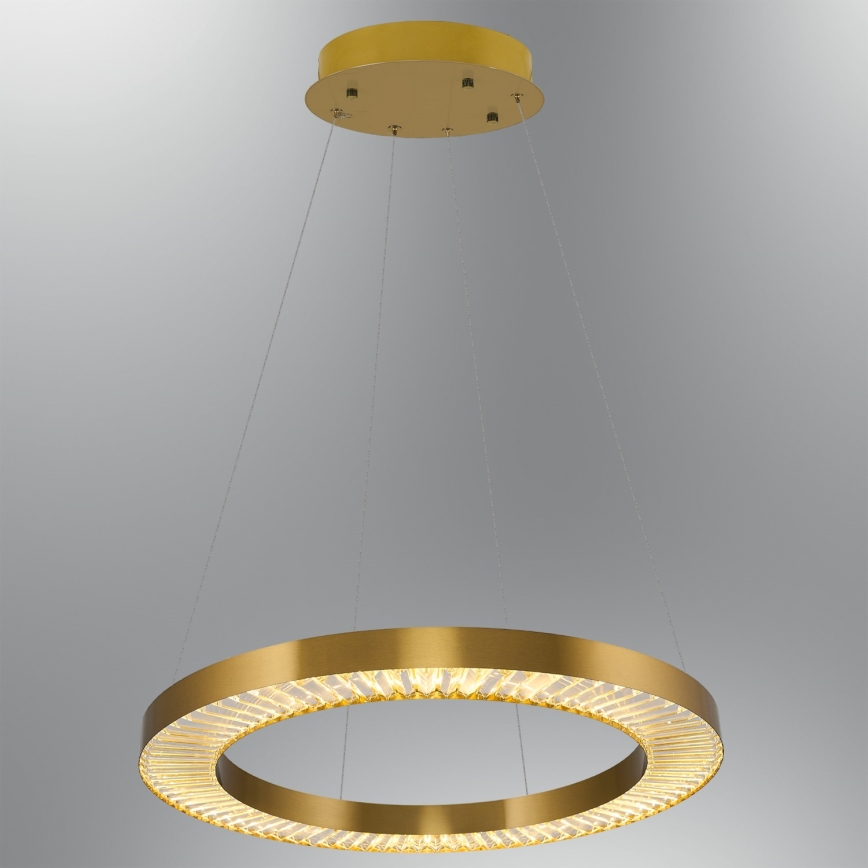 LED Суспензия JESI LED/85W/230V 3000K диаметър 80 см бронз