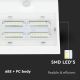 LED Соларен аплик със сензор LED/3W/3,7V 3000/4000K IP65 бял