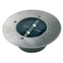 LED Соларен прожектор 2xLED/0,06W/3xAAA IP67 кръгъл