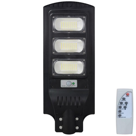 LED Соларна улична лампа със сензор STREET LED/15W/3,2V IP65 + дистанционно