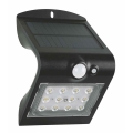LED Соларно осветително тяло за стена с LED сензор / 1.5W IP65