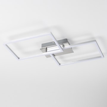 LED таванен осветител LED/17W/230V матов хром