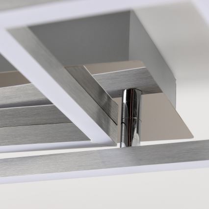 LED таванен осветител LED/17W/230V матов хром