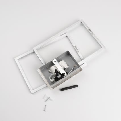 LED таванен осветител LED/17W/230V матов хром