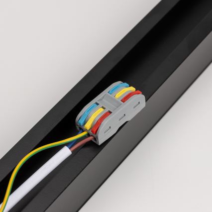 LED таванно осветително тяло ALLDAY BASIC LED/20/30/40W/230V 2700/4000/6000K 120 cm черно