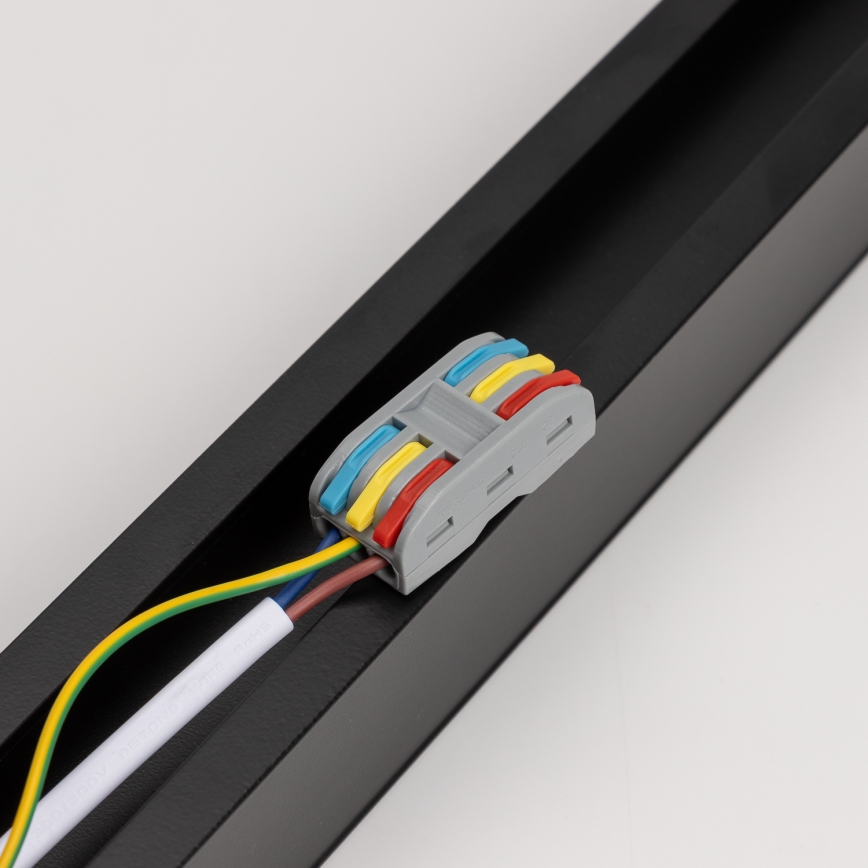 LED таванно осветително тяло ALLDAY BASIC LED/20/30/40W/230V 2700/4000/6000K 120 cm черно