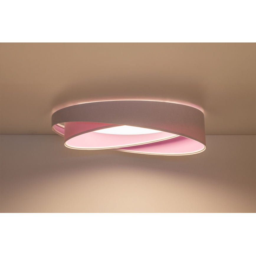 LED таванен плафон GALAXY MODERN LED/24W/230V Ø 55 см бяло/лилаво