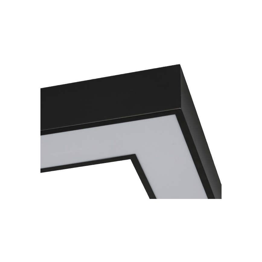 LED таванен плафон LED/150W/230V 3000/4000/6500K 120x120 см черен