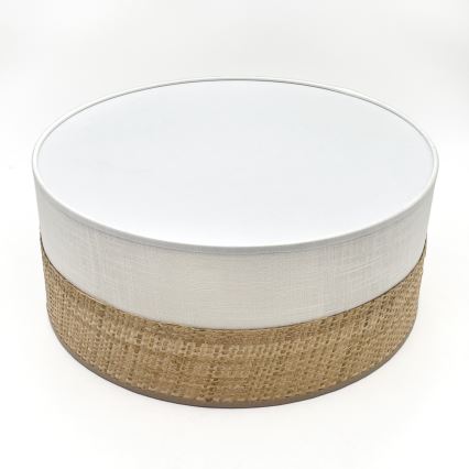 LED плафон SIRJA BOHO LED/20W/230V 4000K Ø 35 см бежово/бяло