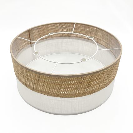 LED плафон SIRJA BOHO LED/20W/230V 4000K Ø 35 см бежово/бяло