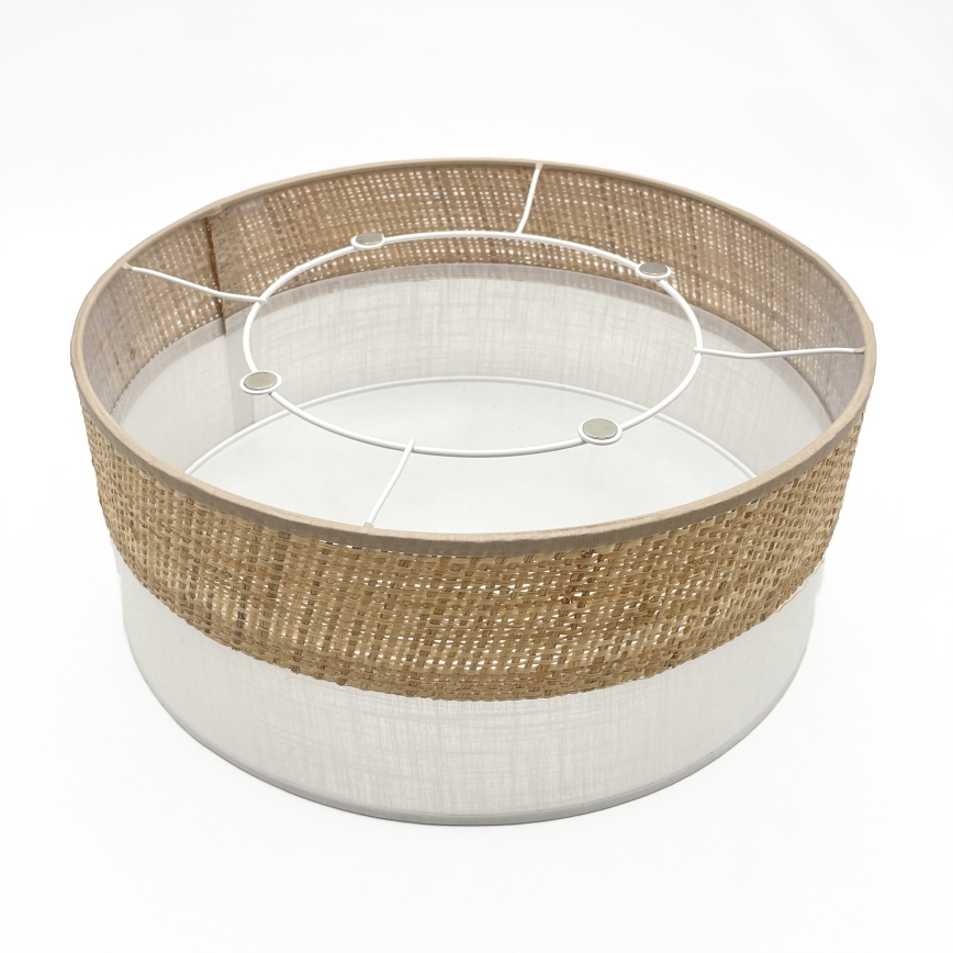 LED плафон SIRJA BOHO LED/20W/230V 4000K Ø 35 см бежово/бяло