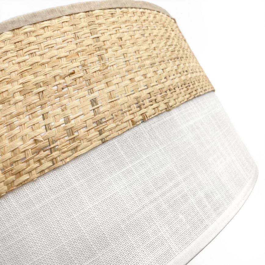 LED плафон SIRJA BOHO LED/20W/230V 4000K Ø 35 см бежово/бяло