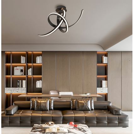 LED таванен полилей AREZIA LED/41W/230V черен