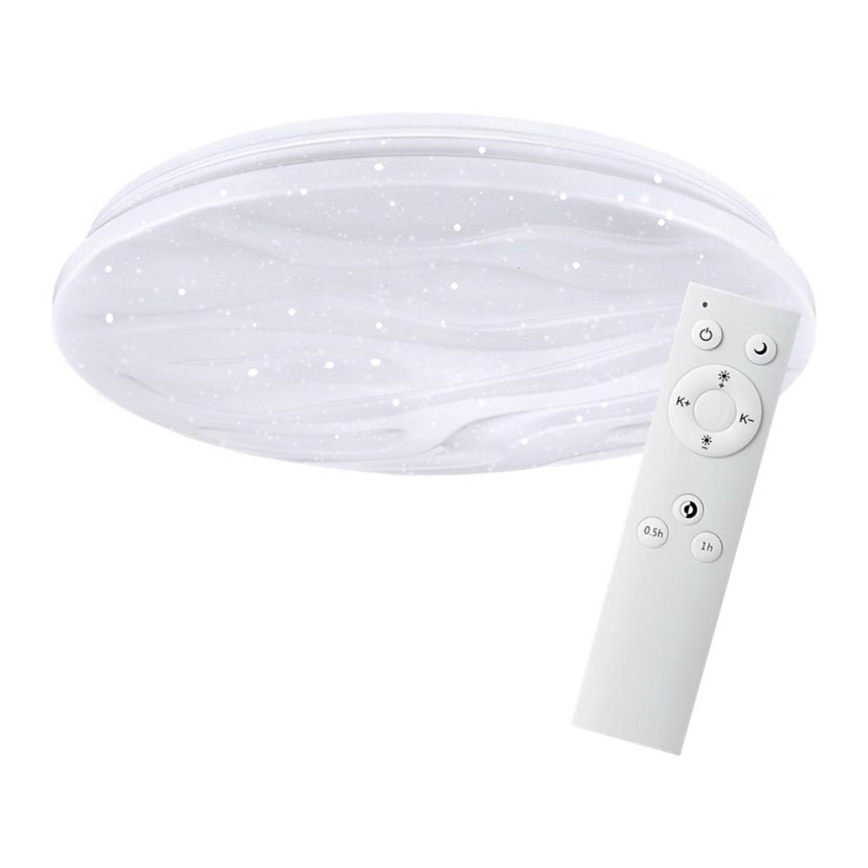 LED таванен регулируем осветител WAVE LED/60W/230V + дистанционно управление