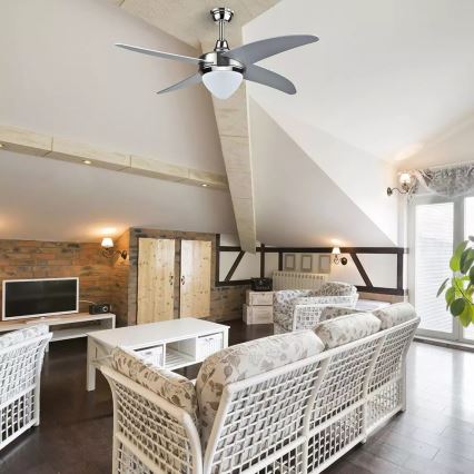 LED Таванен вентилатор LED/15W/230V 3000K/4000K/6400K + дистанционно