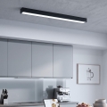 LED таванен/висящ полилей на кабел LED/44W/230V 6000K 120 cm черен