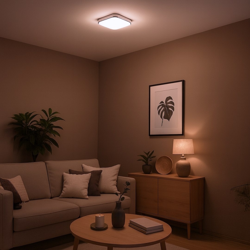 LED таванна лампа NEMO LED/11W/230V 26x26 cm лъскав хром