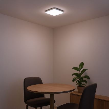 LED таванна лампа NEMO LED/11W/230V 26x26 cm лъскав хром