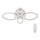 LED таванна таванна светлина с дистанционно управление MESSINA 1xLED / 52W / 230V