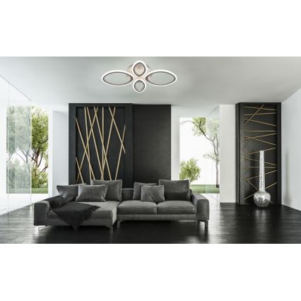 LED таванна таванна светлина с дистанционно управление MESSINA 1xLED / 52W / 230V