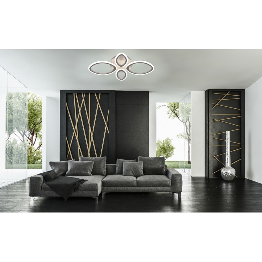 LED таванна таванна светлина с дистанционно управление MESSINA 1xLED / 52W / 230V