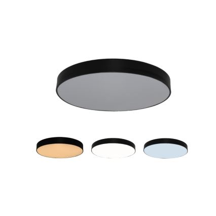 LED таванно осветително тяло, 135 W, 230 V, 3000/4000/6500 K, диаметър 80 см, черно