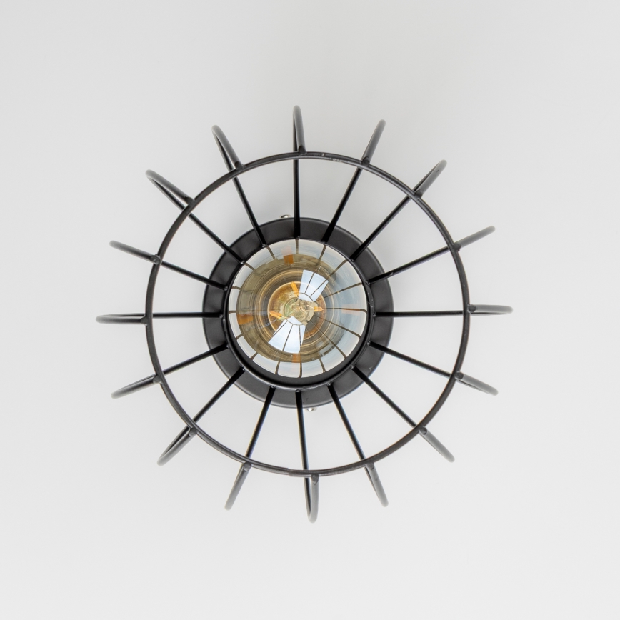 LED таванно осветително тяло 1xE27/6,5W/230V черно