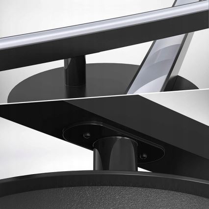 LED таванно осветително тяло 2xLED/6W/230V 3000K черно