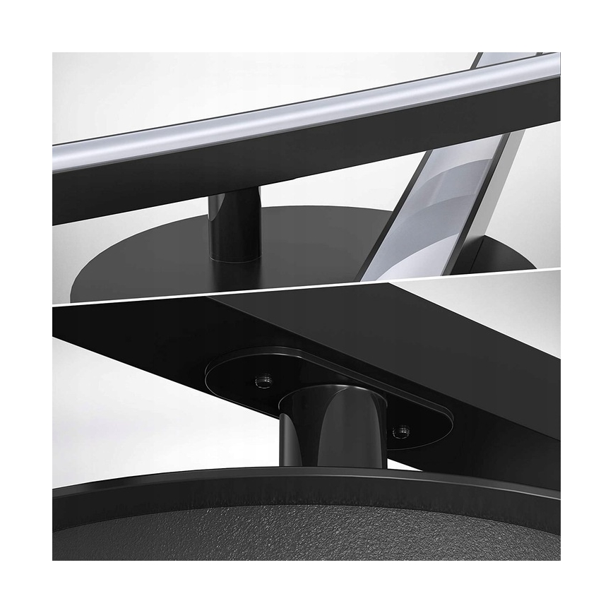 LED таванно осветително тяло 2xLED/6W/230V 3000K черно