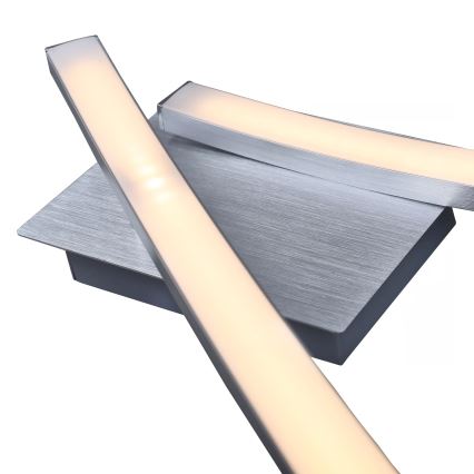 LED таванно осветително тяло 2xLED/6W/230V 3000K матов хром